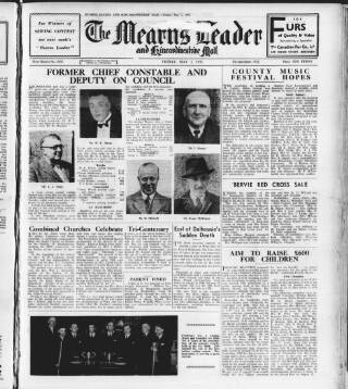 cover page of Mearns Leader published on May 5, 1950